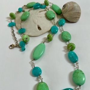 Janice Girardi turquoise, Amazonite necklace